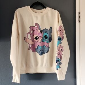 Disney Stitch Cream Sweatshirt